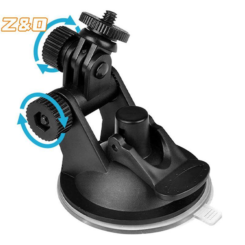 ZO Camera Hành Động Mini Hút Cốc Giá Đỡ Kính Chắn Gió Ô Tô Giá Đỡ Camera Adapter Xoay 360 Độ Gopro P