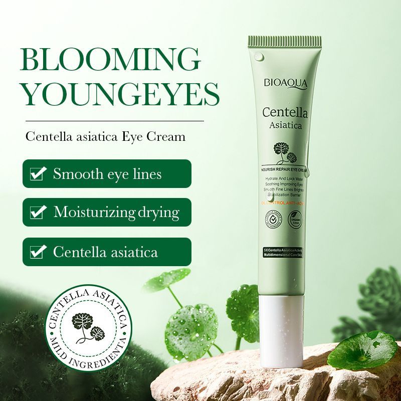 Hot Sale#Centella Asiatica Eye Cream BIOAOUA Moisturize, improve dark circles, remove eye wrinkles, 