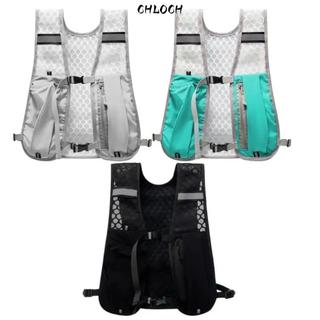 Áo Vest Chạy Bộ CHLOCH, Áo Vest Bảo Quản Bình Nước Nhẹ, Nylon Chống Thấm Nước Có Giá Đỡ Điện Thoại Ngực Gói Ngoài Trời