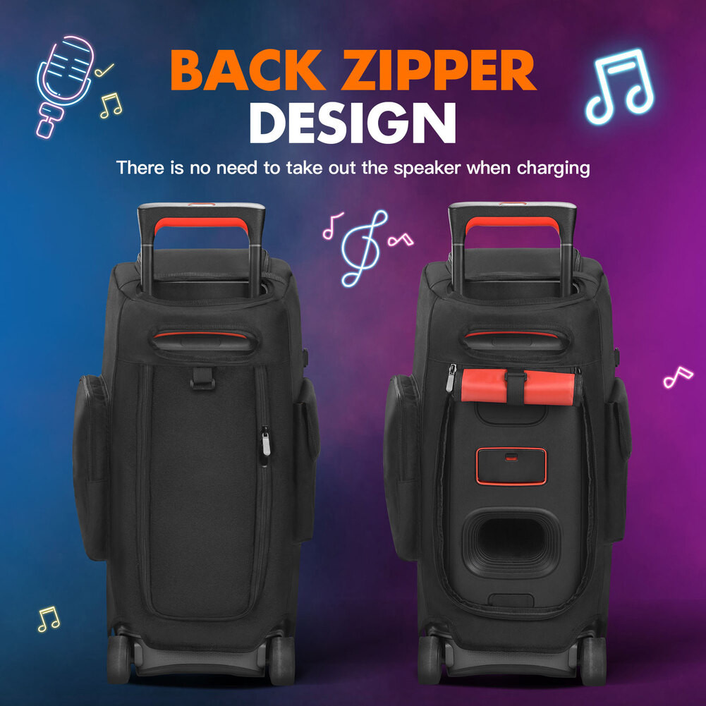 [RYLD] Hộp đựng bụi chống nước Partybox520: Bảo vệ màu đen