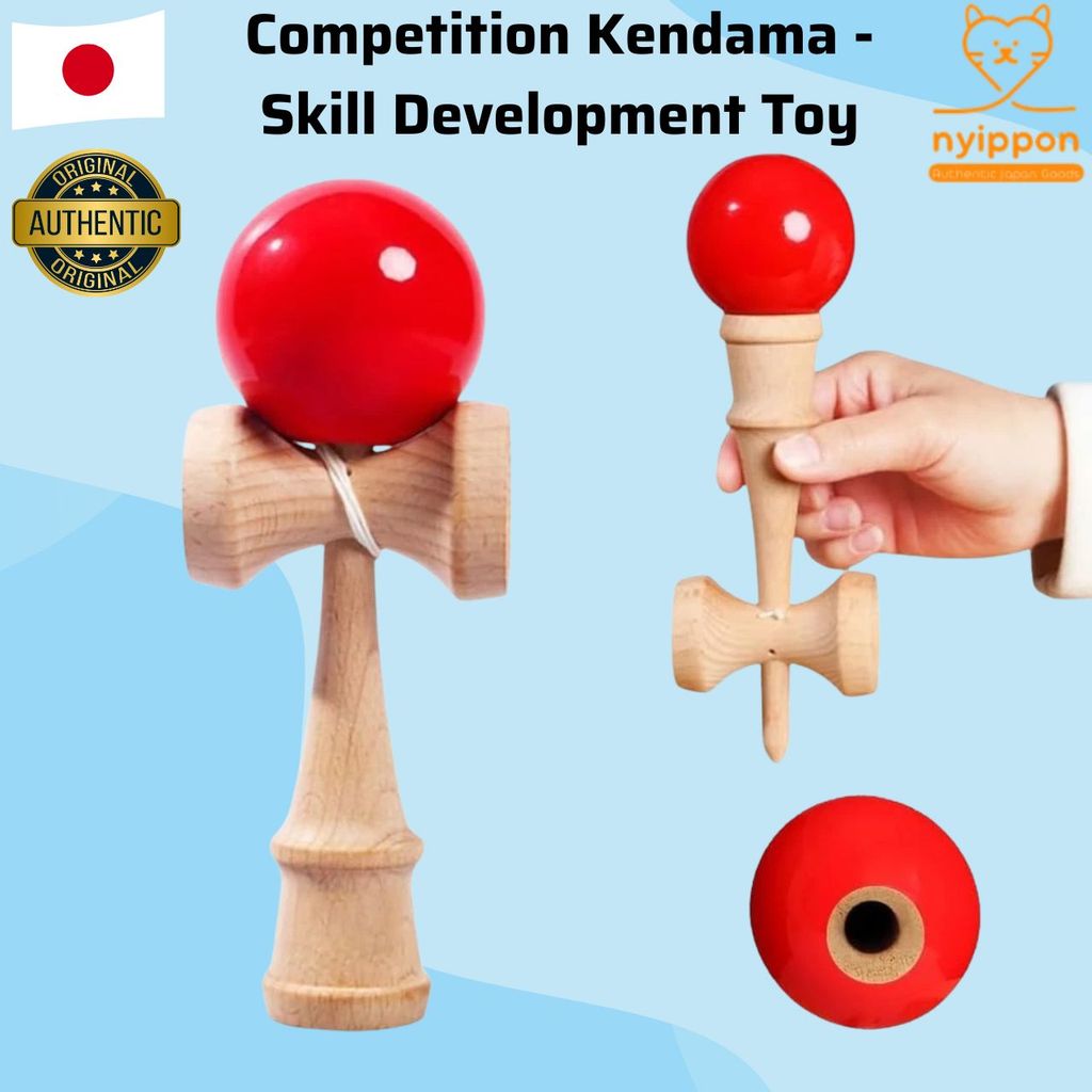 <Sale>Kendama Competition Toy for Kids - Skill Ball Training and Leisure Wooden Educational Toy