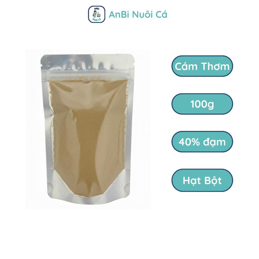 Cám Cá Độ Đạm 40%, 100g Thức Ăn Cho Cá Loại Hạt Bột Dành Cho Cá Nhỏ Cá Nhỏ, Cám Thơm