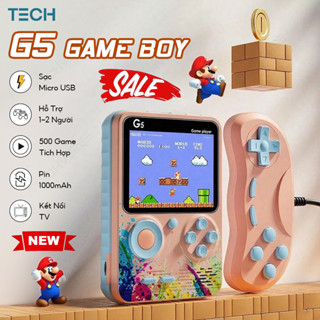 Máy Chơi Game Cầm Tay 500in1 2 Người Chơi Kết Nối TV Retro Mini Pin Sạc Quà Tặng Đồ Chơi Trẻ Em