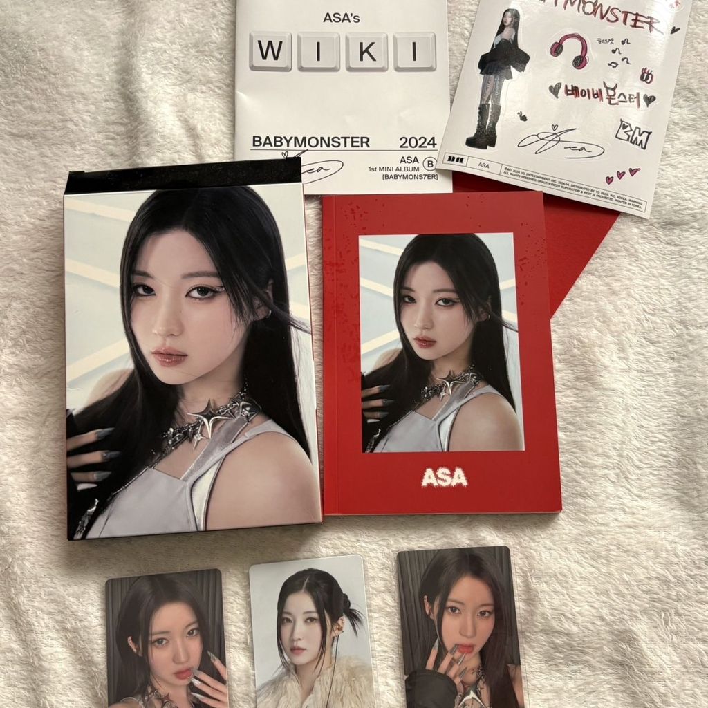 BABYMONSTER album small card new treasure monster genuine debut genuine asa single seal only ASA