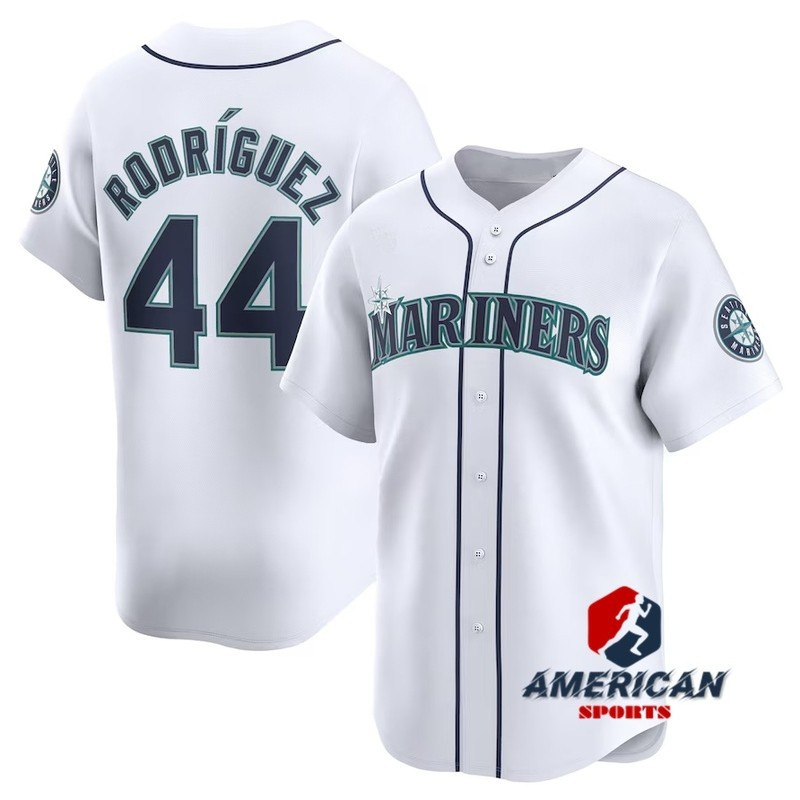Áo bóng chày nam MLB Jersey Seattle Mariners 44 Julio Rodriguez Green Baseball Jersey