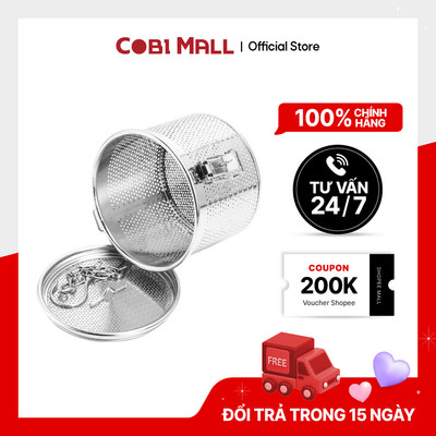 Giỏ lưới inox lọc gia vị cao cấp, không gỉ 12/14/20cm - Cobi Home