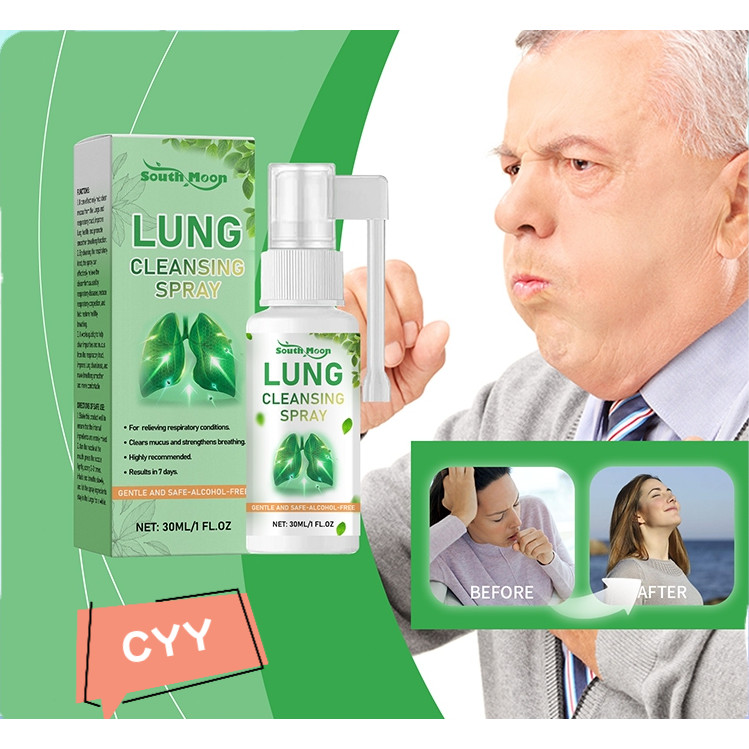 ELZW Yue Jian Qingfei Spray Clears Phlegm, Tăng cường thở êm ái