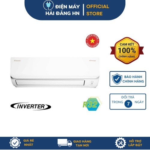 Điều hòa Daikin 2 chiều Inverter R32(VN) FTHF25XVMV /RHF25XVMV Điện Máy Hải Đăng HN