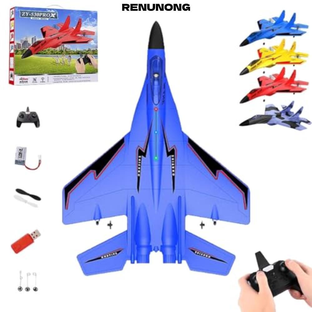 Máy bay chiến đấu điều khiển từ xa RENUNONG 2.4ghz Rc, Máy bay chiến đấu điều khiển từ xa bằng điện 