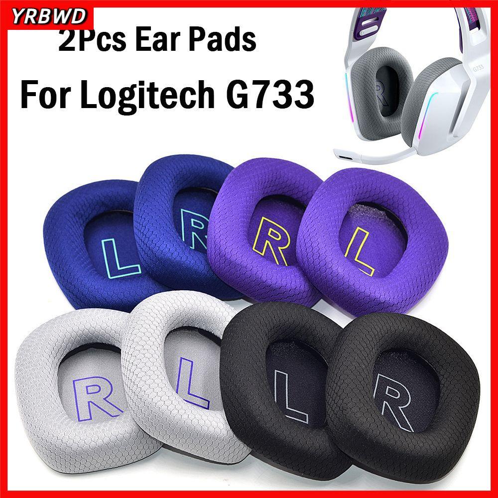 YRBWD 2 Miếng Đệm Tai Phụ Kiện Tai Nghe Chơi Game Earmuff Foam Cho G733