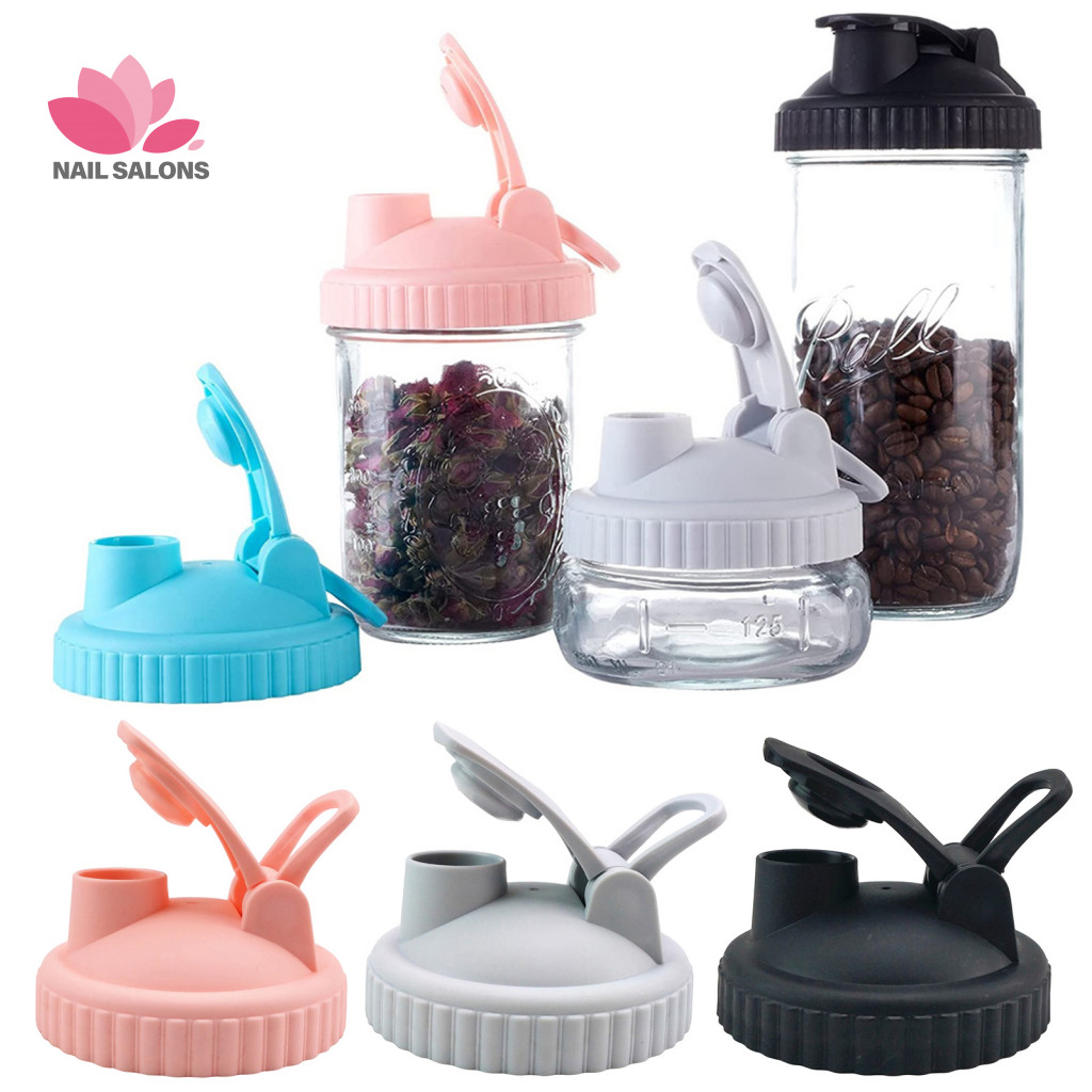 {Bakalili} Mason Jar Spout Attachment Mason Jar Rót Nắp vòi Mason Jar Miệng rộng kín khí Nắp vòi rót