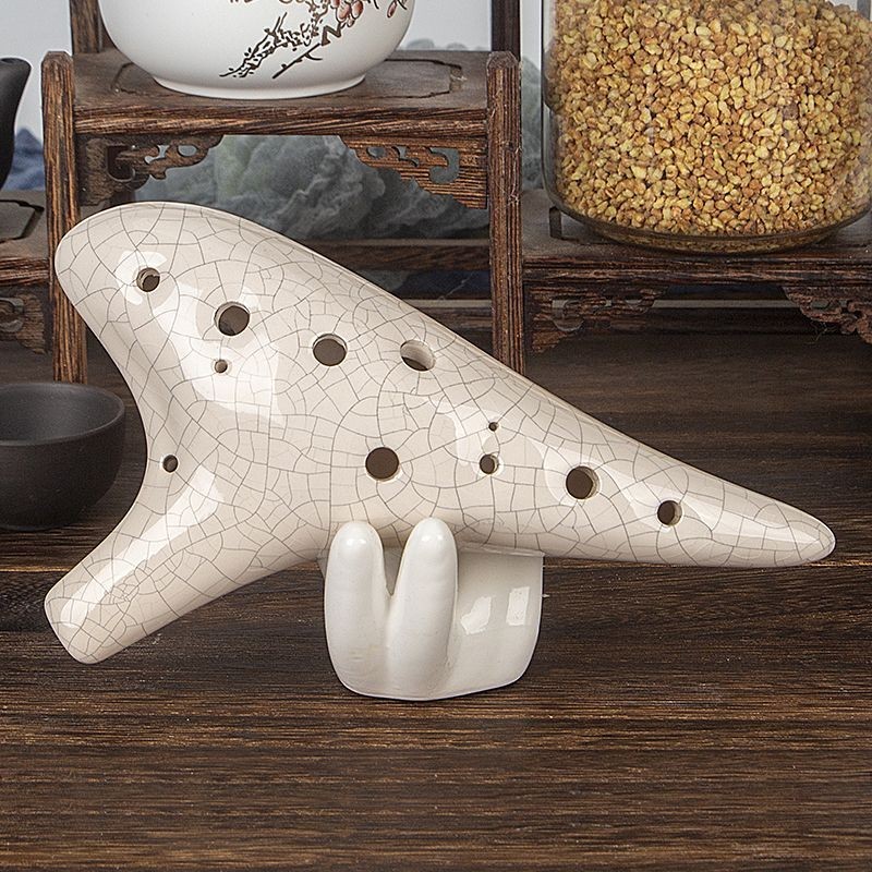 Ocarina 12 lỗ alto C key AC đầu vào cấp sáo st Ocarina 12 lỗ alto C key AC Giới thiệu sáo mới bắt đầ