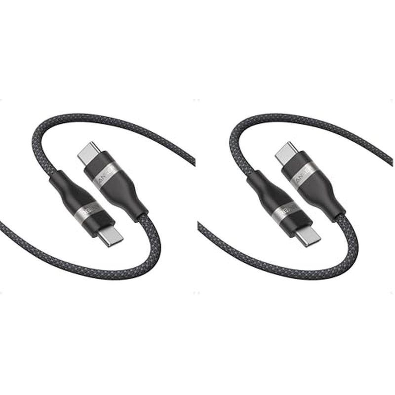 Cáp Anker Nano USB C, Dây bện nhiều màu linh hoạt 240W, Bộ sạc nhanh Type C cho iPhone 17 Series, Ma