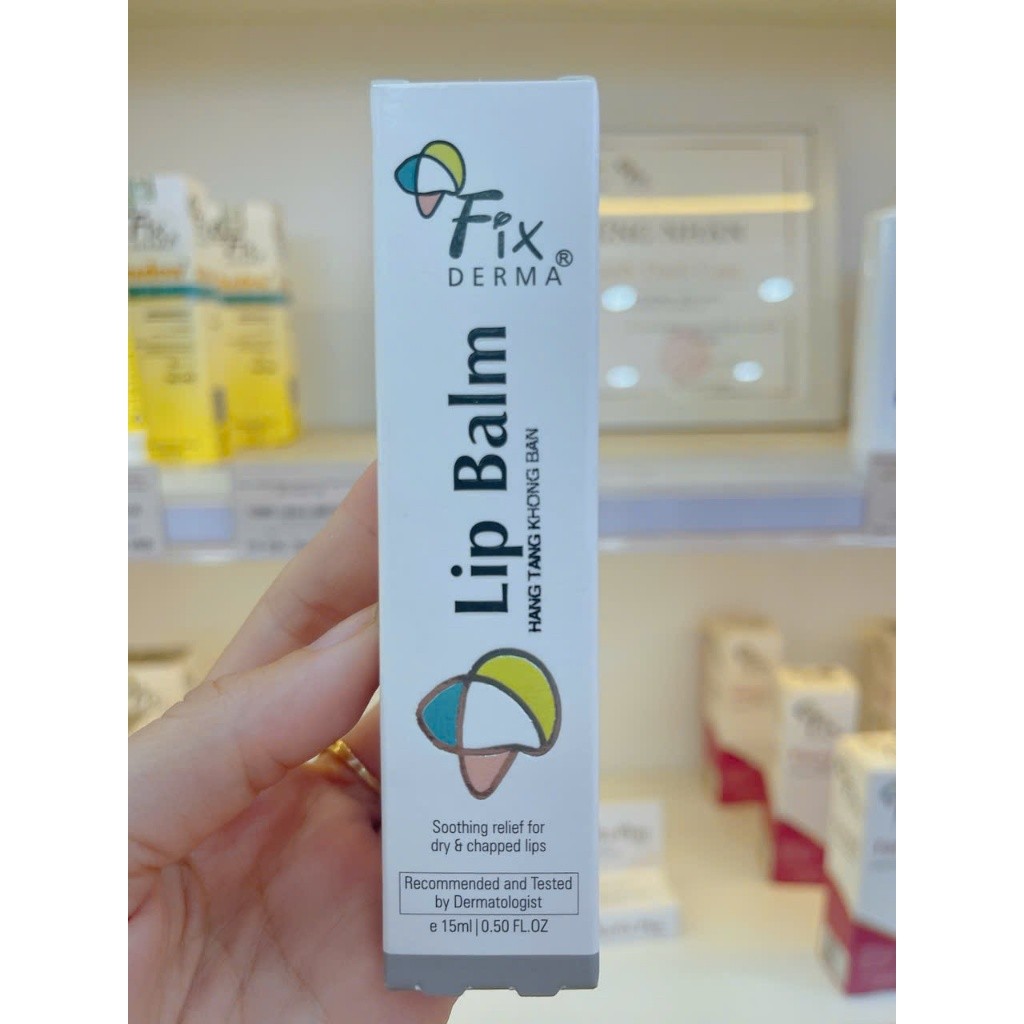 (Hàng tặng ) Son Dưỡng Môi Mềm Mượt Chống Khô Và Nứt Nẻ Môi Fixderma LIP BALM – 15ml