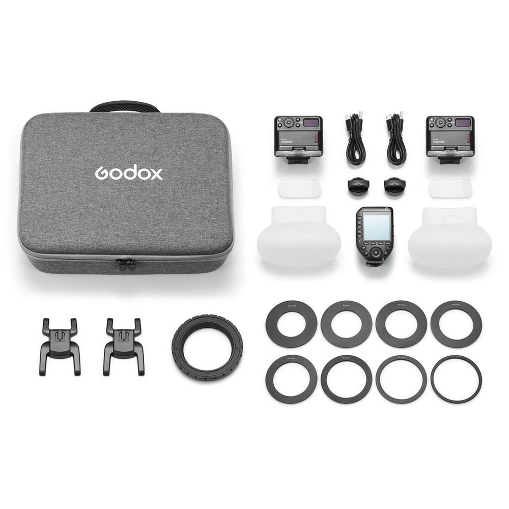 Bộ đèn Flash chụp Macro Godox MF12-K2 Dental Kit - MF12-DK1