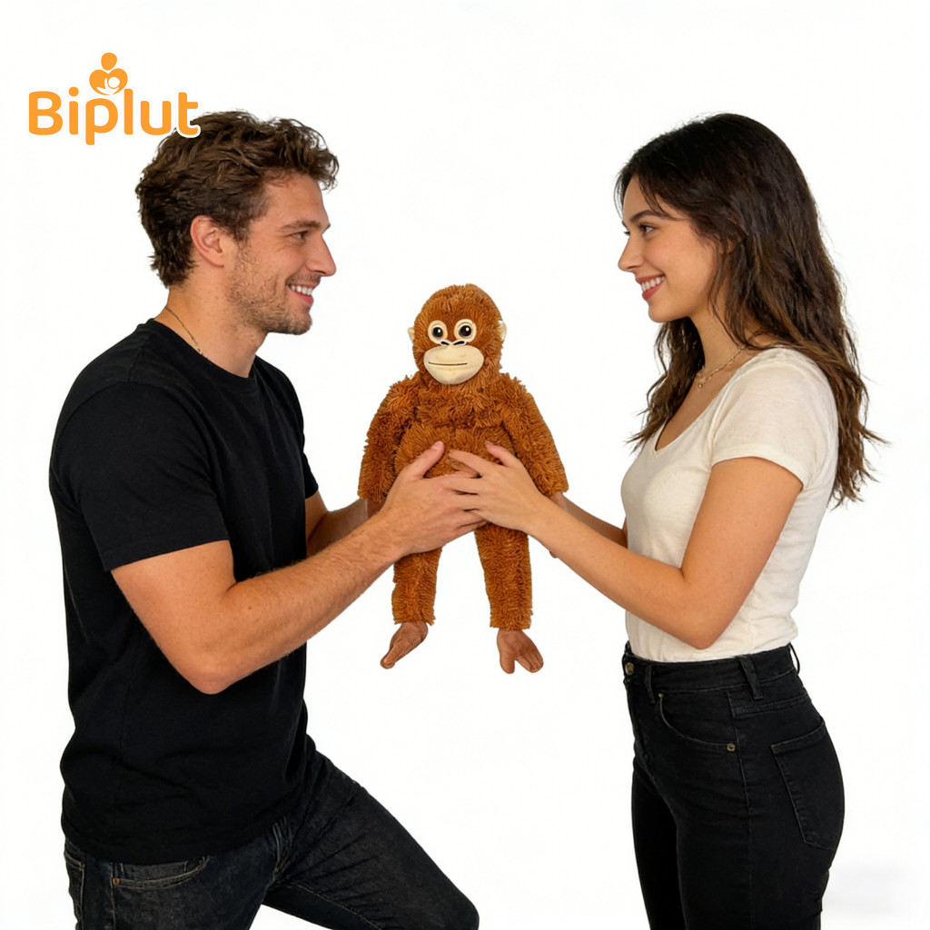 Sang trọng Boxing Monkey Hỗ trợ cảm xúc Đồ chơi sang trọng dành cho khỉ dài tay sang trọng – Gối hỗ 