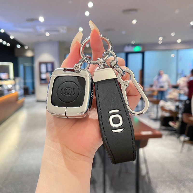 Thích hợp cho 2025 2026 Deepal E07 Chìa Khóa E07 Da Kim Loại Bao Gồm Tất Cả Khóa Bảo Vệ Nam Nữ