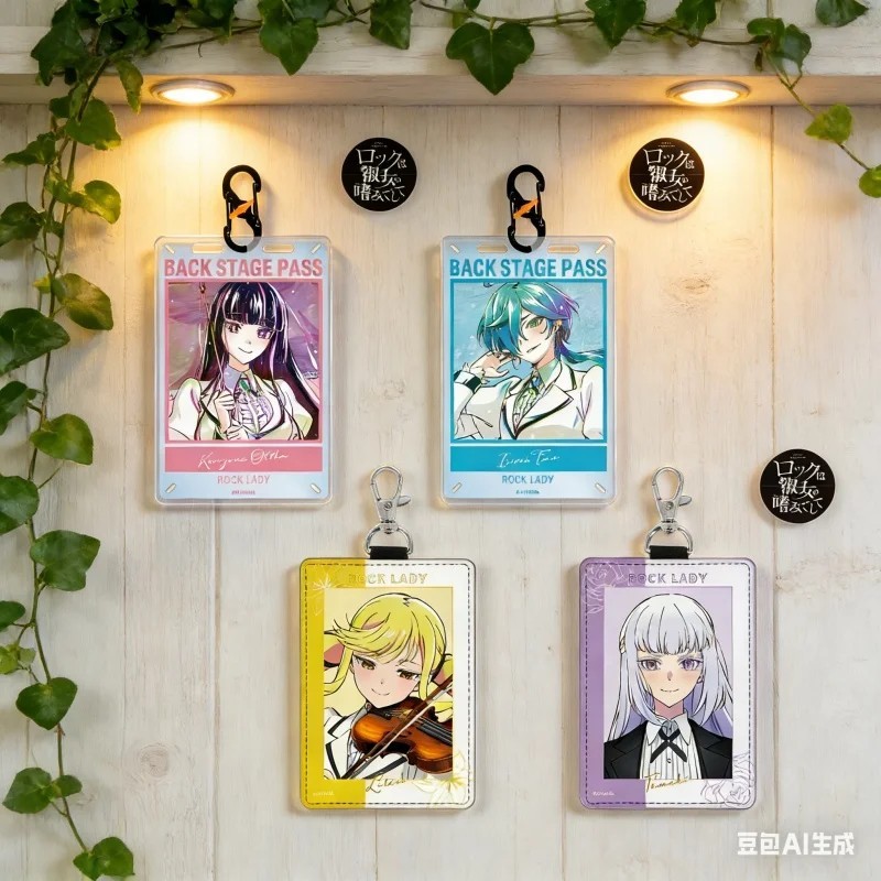 Móc khóa Anime Rock Is a Ladys Modesty Acrylic Mica Otoha Tina Tamaki Lilisa Phụ kiện trang trí treo