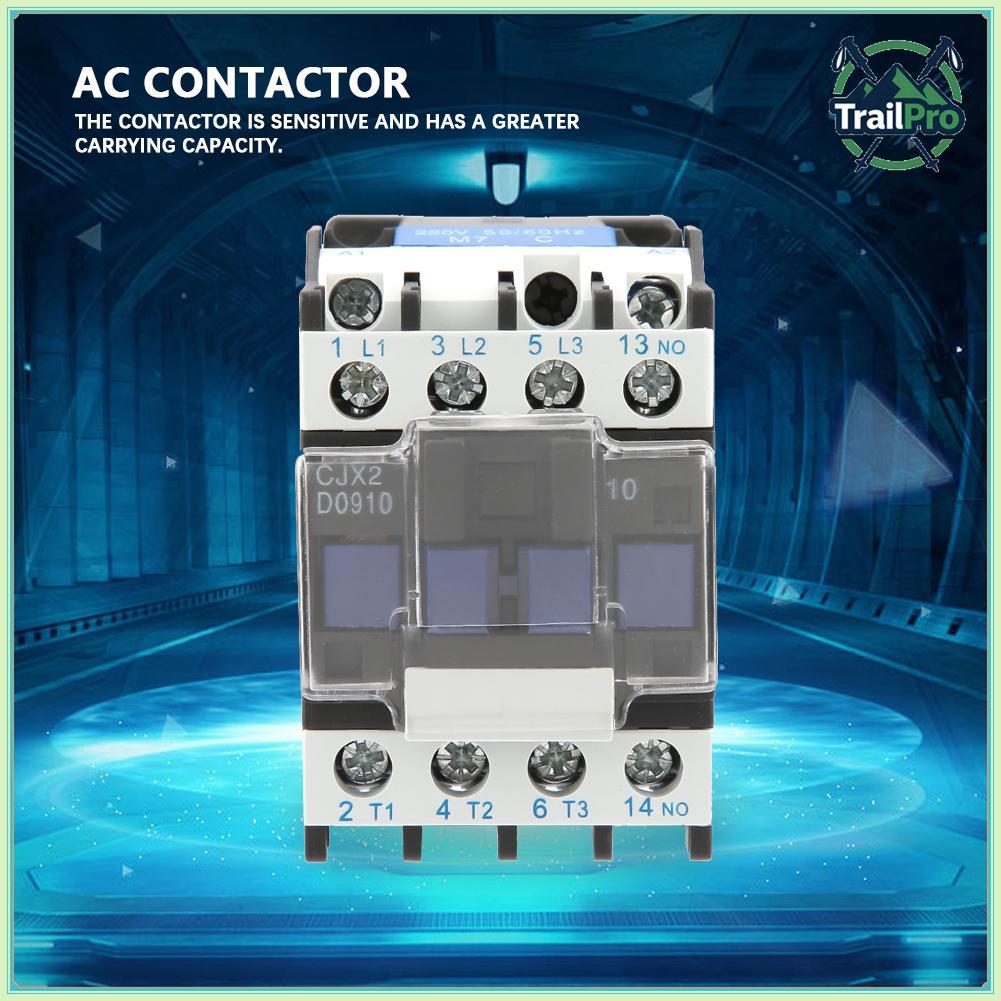TrailPro AC Contactor CJX2-0910 Điện công nghiệp có độ nhạy cao 220V 9A