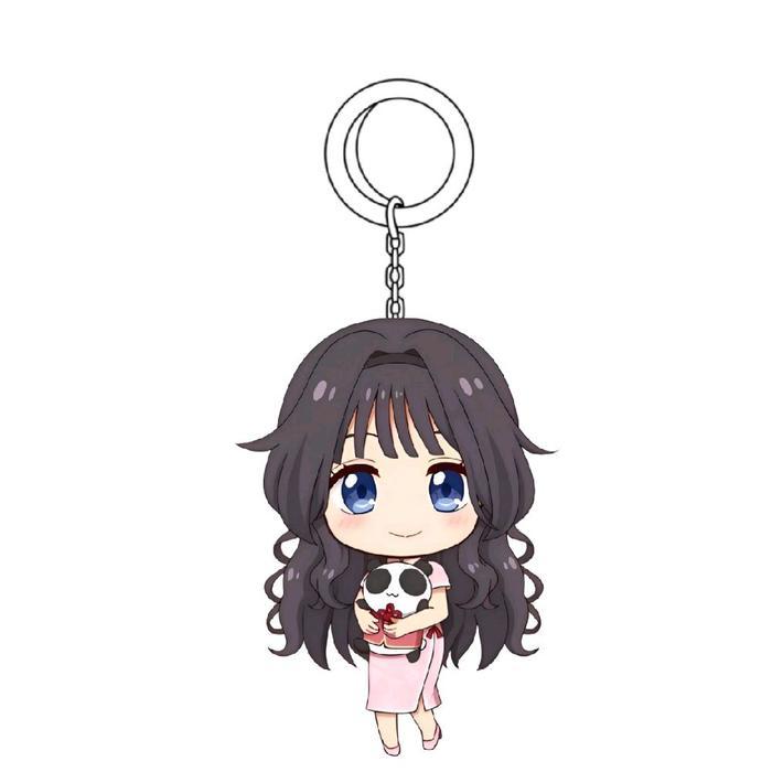 The Fragrant Flower Blooms with Dignity Acrylic Keyring/Gantungan Kunci Anime Kaoru Hana wa Rin to S