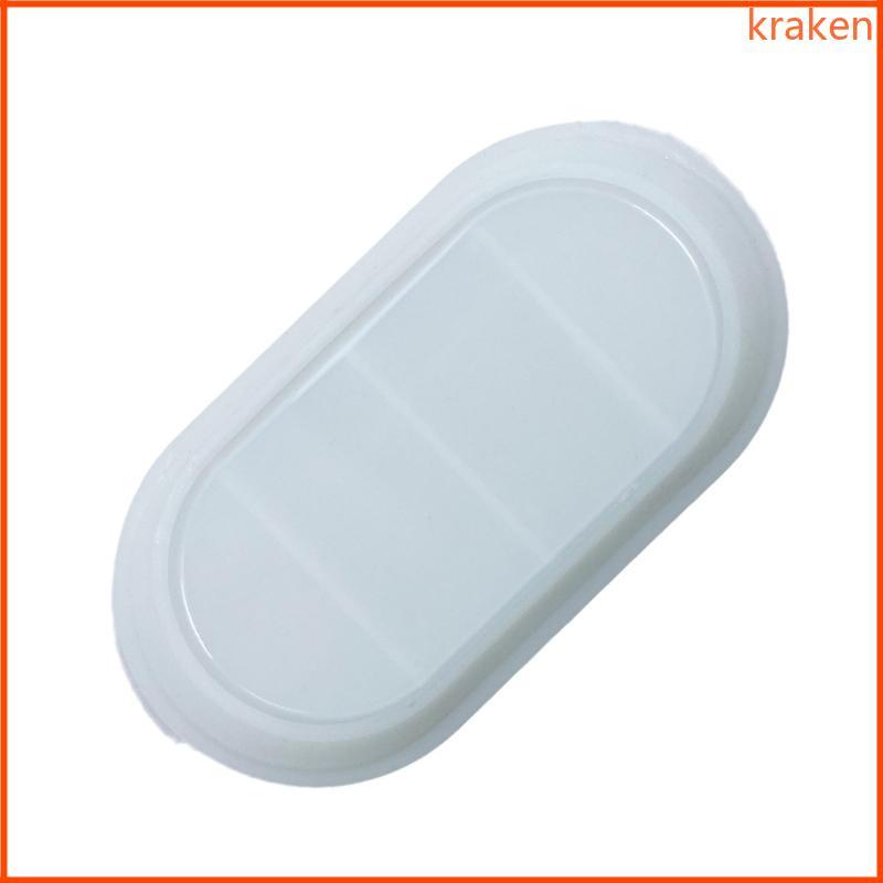 Khuôn Hình Bầu Dục DIY Làm Nhựa Geode - Lát Đế Lót Ly Thảm