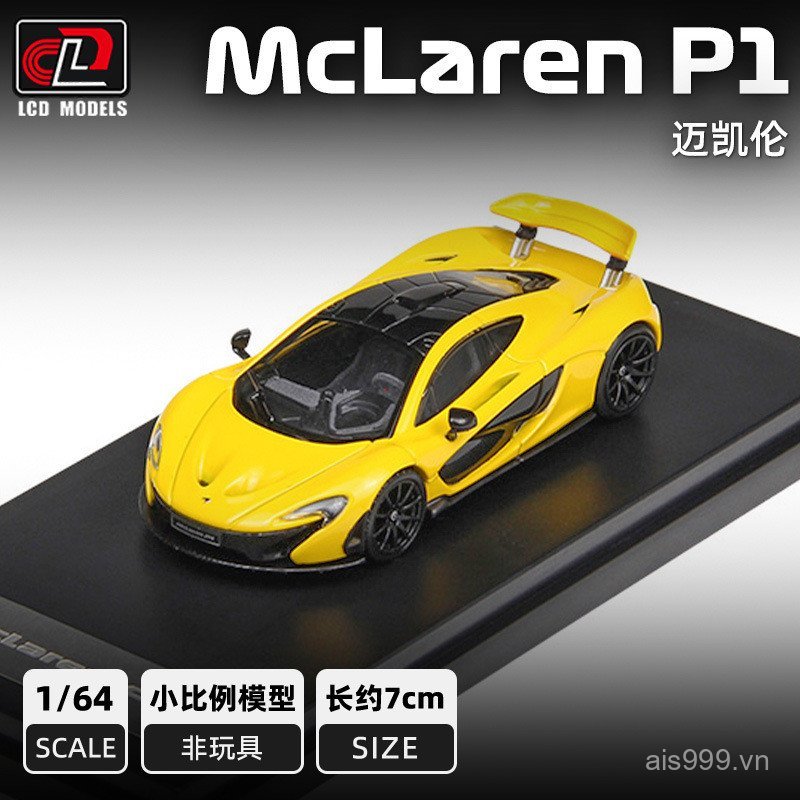 N5ZE [Cash commodity and quick delivery]LCD 1/64 MCLUNE P1Alloy car model, simulated car model, coll