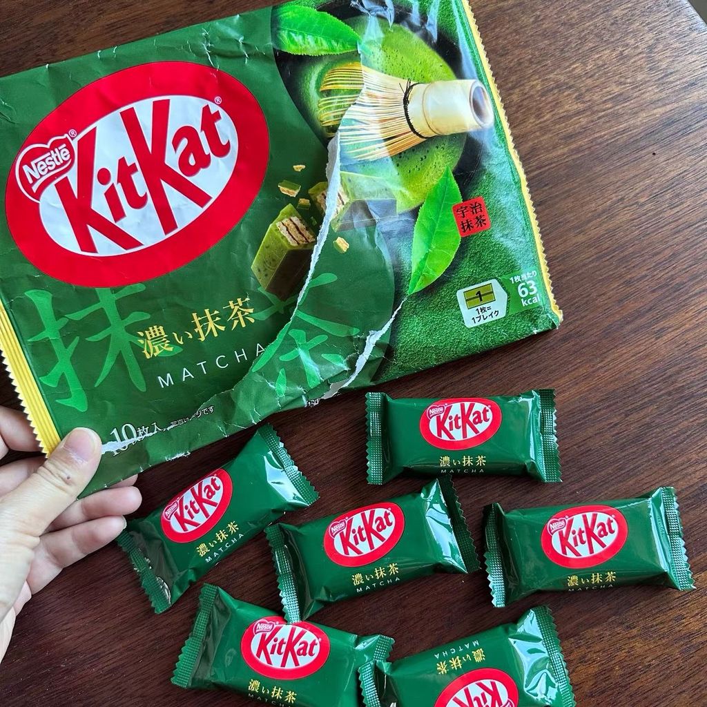 Kitkat Nestle Kitkat Matcha Chocolate Wafer Biscuits Free Girlfriend Snacks Sanrio Bánh quy đồng thư