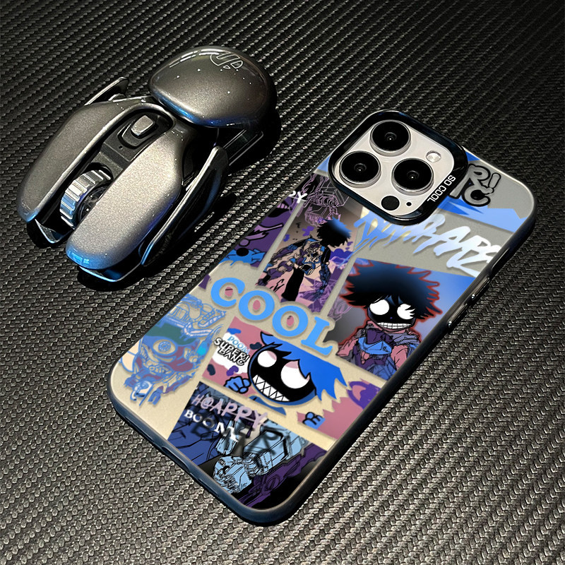 Thích hợp cho Apple 17 / 16 Ốp điện thoại Graffiti Dark Illustration iphone15promax Nam Phong cách m