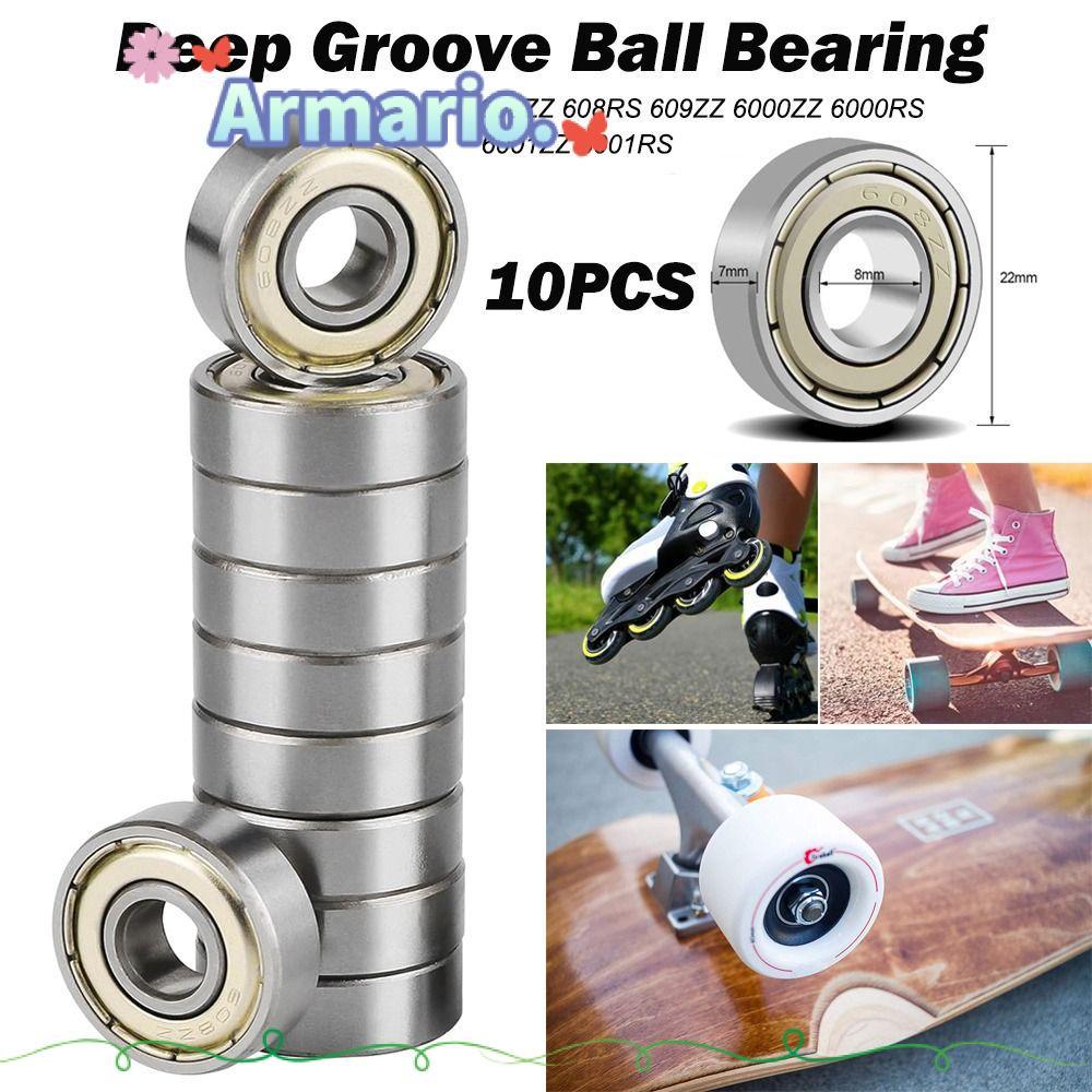 Vòng bi kim loại ARMARIO, Vòng bi 608ZZ 608RS 609ZZ, Vòng bi đôi được bảo vệ 6001ZZ 6001RS 6000ZZ 60
