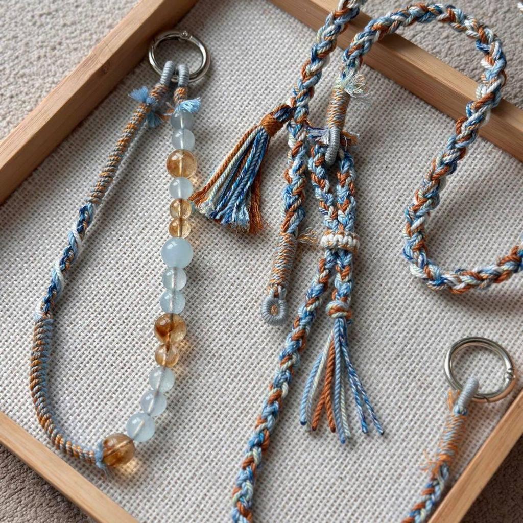 Dây dệt tay Dây điện thoại di động Dây đeo chéo Dây bện Thiết kế dây buộc Tây Tạng Điện thoại di độn