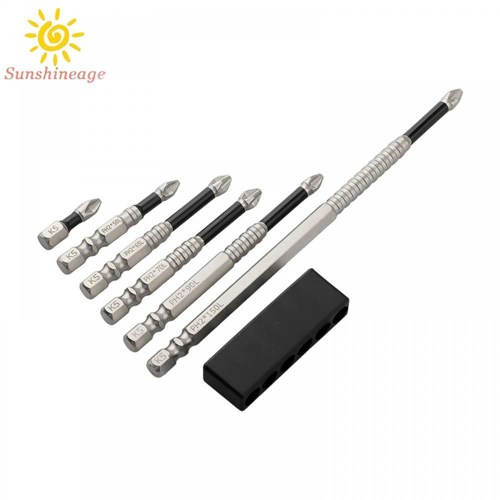 【SUNAGE】Cross Screwdriver Bit Set High Hardness HRC62 Not Easy To Rust For Hand Drills【HOT Fashion】