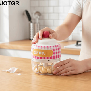 Máy Xay Tỏi Điện JOTGRI, Máy Chế Biến Thực Phẩm Có Thể Tháo Rời Di Động, Tiện Ích Nhà Bếp Máy Xay Rau Mini Không Dây Đa Năng Làm Salad