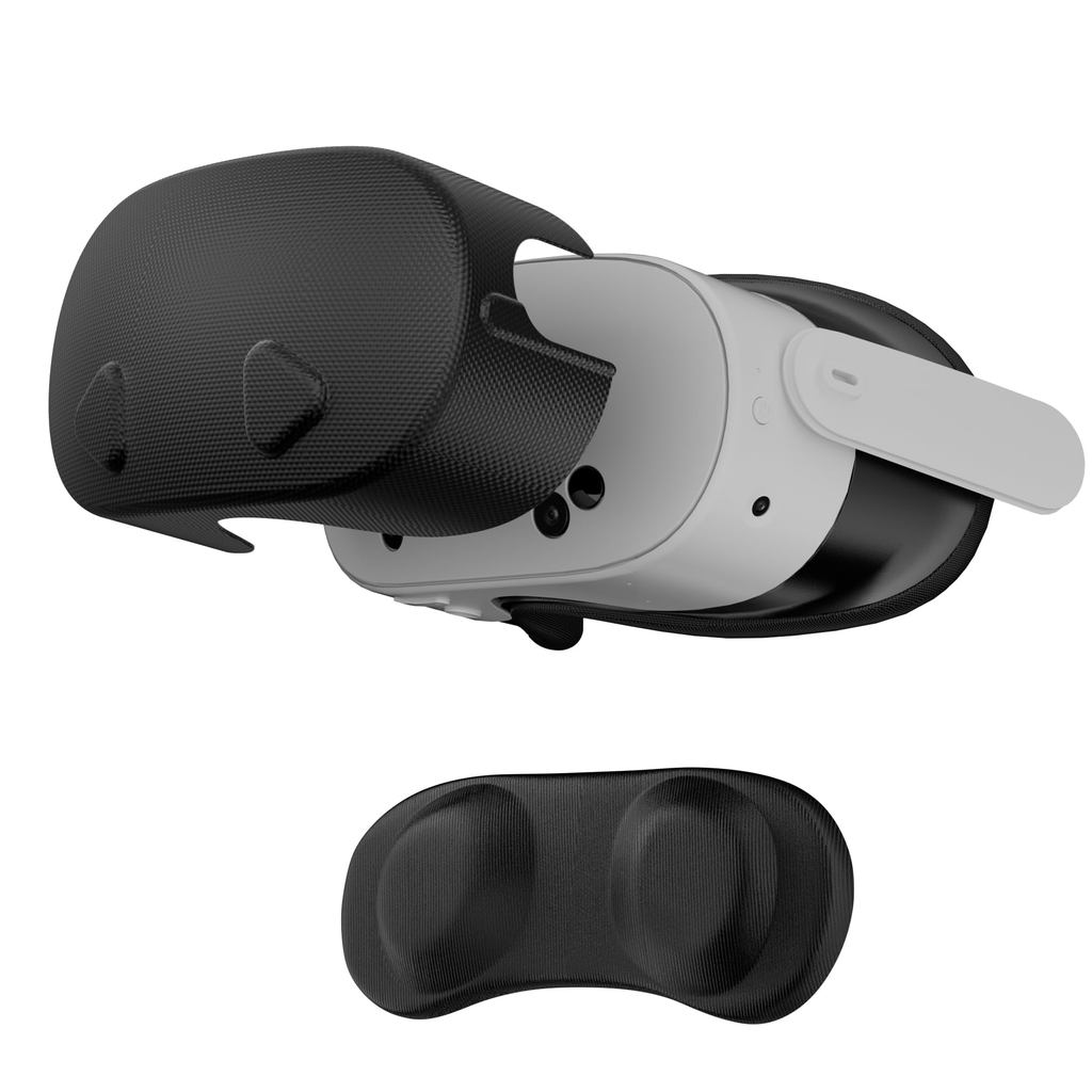 Vỏ bảo vệ ống kính cho Meta Quest 3S, Vỏ bảo vệ cứng Tương thích với phụ kiện Oculus Quest 3S, Bảo v