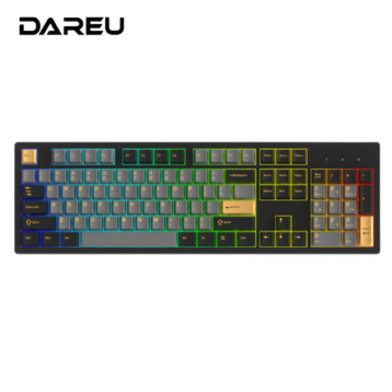 Bàn phím cơ không dây Dareu EK104 Pro Black-Golden