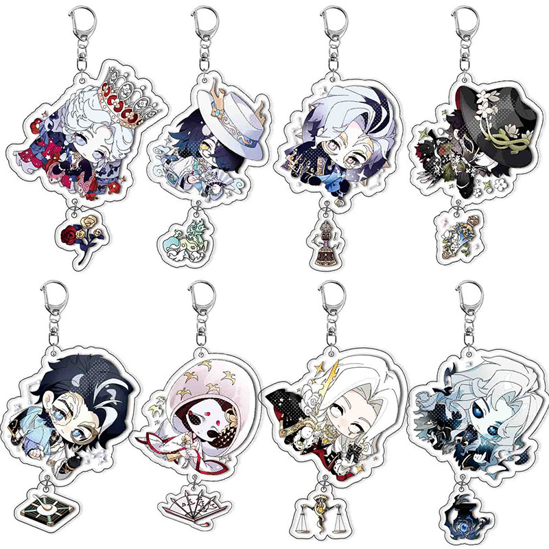 Identity Ⅴ Keychain Cute  Figure Grace Joseph Jack Alva Lorenz Mary Cartoon Pendant Car Key