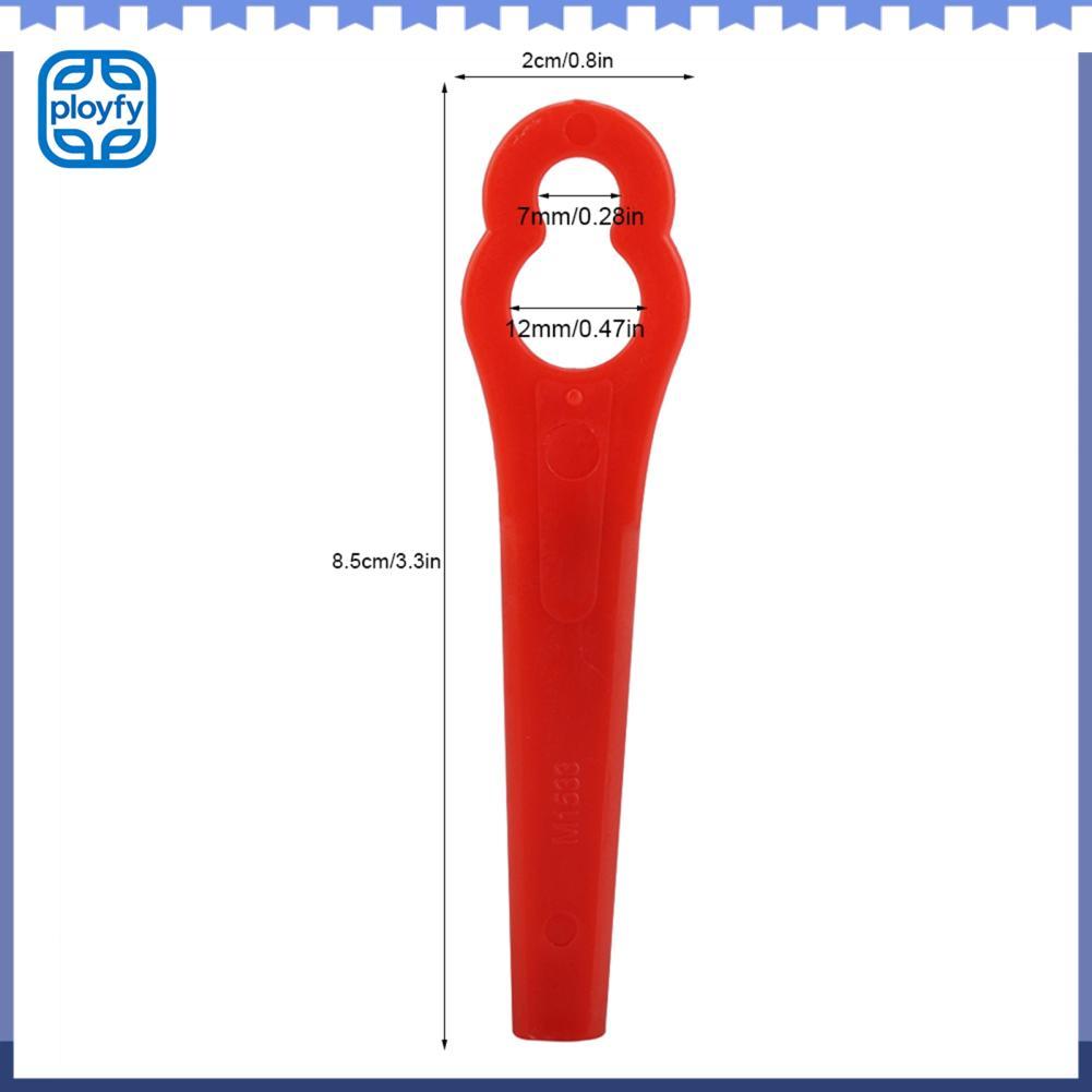 Ployfy Ployfy Garosa 100 Chiếc Máy Cắt Cỏ Lưỡi Cắt Máy Nhựa Lưỡi Cắt Tỉa Động Cơ Bàn Chải Bộ Phụ Kiệ