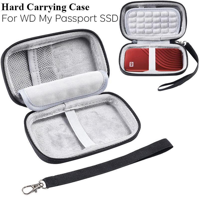 Ốp Lưng Cứng Cho WD My Passport SSD 500G 1TB 2TB Di Động Bên Ngoài Thể Rắn Ổ Cứng, Túi Bảo Vệ Vỏ Du 
