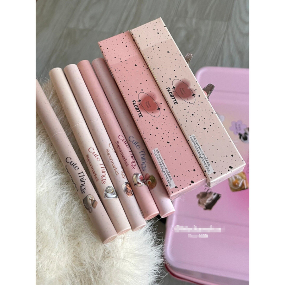 [Bột mơ bão hòa thấp] FLORTTE / Flower Lolia Monster Meria Lip Liner Outline Lip Shape Lip Lipstick 