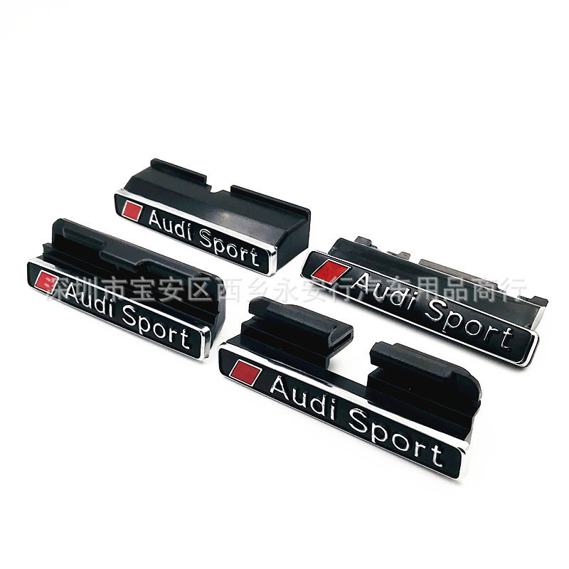 Thích hợp cho AUDI A6LQ3Q5A4L Thể Thao A6L Nhãn Lưới Trước AUDI SPORT Xe Thể Thao