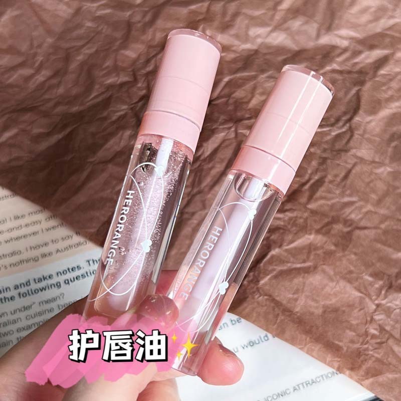 Aqua Crystal Clear Lip Oil Dưỡng Ẩm Gương Dưỡng Ẩm Son Bóng Trong Suốt Aqua Glass Toot Lip Gloss Off