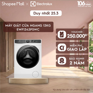 Chỉ giao miền Nam - Máy giặt cửa ngang Electrolux UltimateCare 500 13kg - Trắng EWF1343P5WC - Không còn cặn giặt tẩy