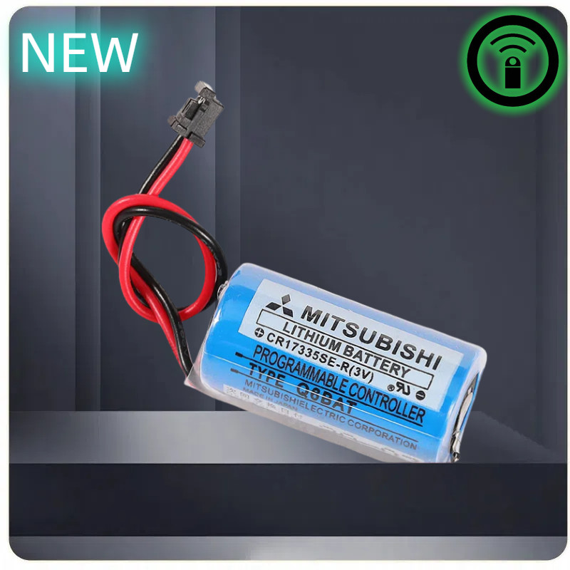 MỚI- Pin Mitsubishi Q6BAT CR17335SE-R 3V pin lithium plc thiết bị Q series Hệ thống CNC dự phòng ngu