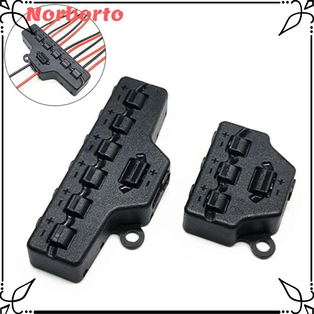 Bộ chia đầu nối dây NORBORTO, Khối đầu cuối điện loại đẩy điện áp không đổi, 6 cổng chuyên nghiệp Lo