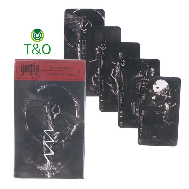 [T & O-t] Goetia in Darkness Cards Oracle Cards Trò chơi bảng bói toán tiên tri [mới]