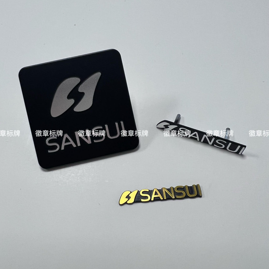 SANSUI SANSUI Loa Nhôm Ký 50cm Logo Âm Thanh Logo Tùy Chỉnh Ký Logo Kim Loại Logo Người Mua Hàng Đề 