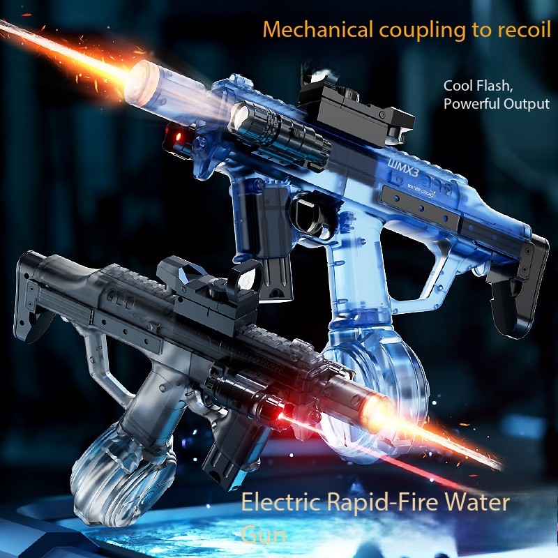 Hàng sẵn có Phong cách mới Fire Dance MK3 Súng nước điện Đồ chơi Liên kết Tải trọng trở lại Súng nướ