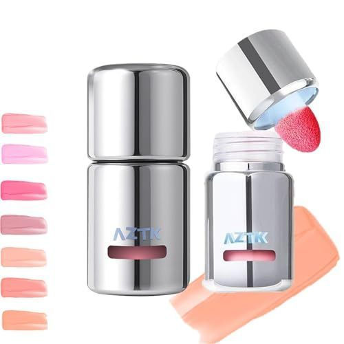 Aztk Liquid Blush, Aztk Jelly Color Liquid Blushes, Blush for Cheetahs, Blushes Lotion with Sponge H