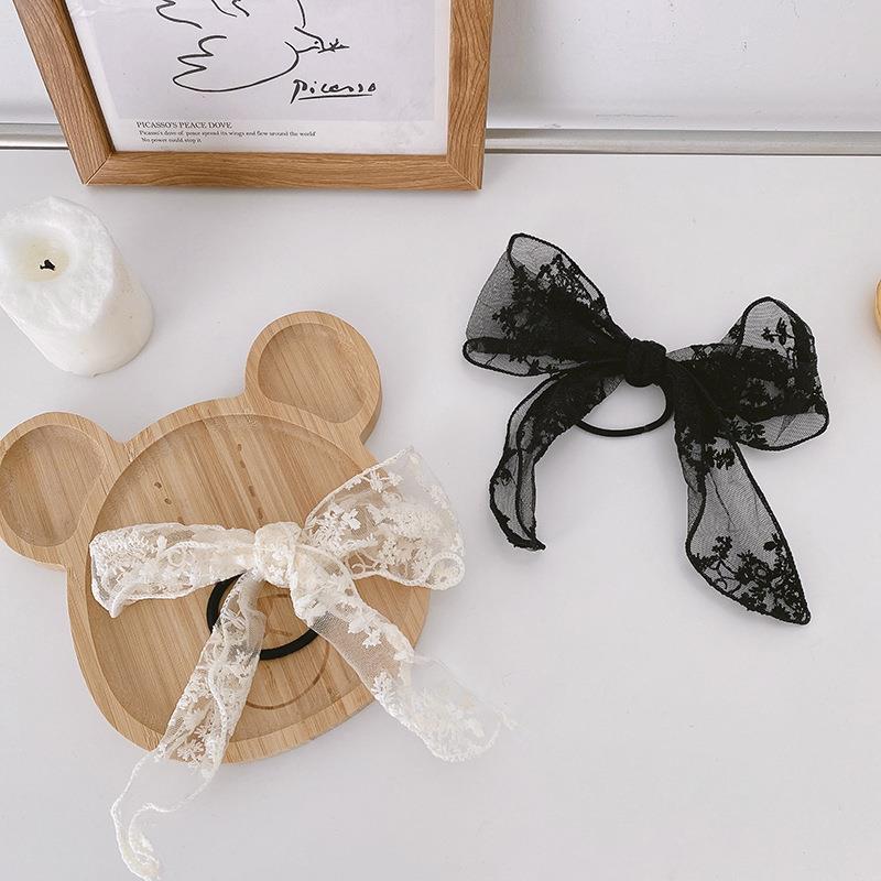 Bé Gái Nơ Dây Buộc Tóc Bé Gái Ren Kẹp Tóc 0-6 Tuổi Trẻ Em Ngọt Ngào Buộc Tóc Kẹp Tóc Phụ Kiện Tóc ZP