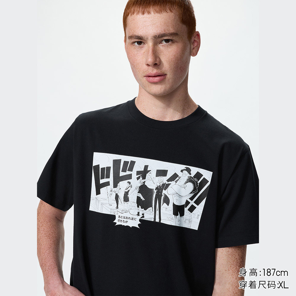 Uniqlo kỷ niệm 100 năm ONE PIECE - Áo Thun Tay Ngắn Nam và Nữ 487576