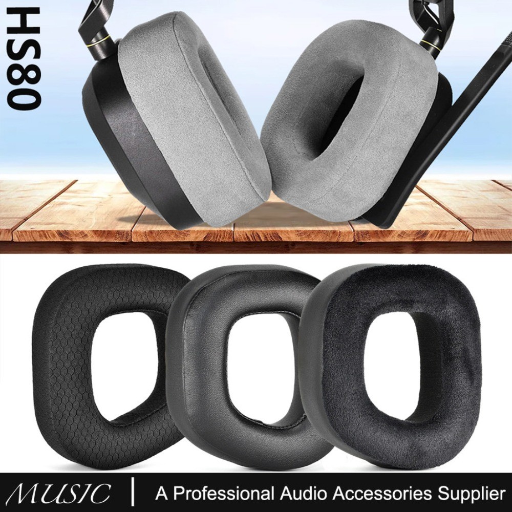 Miếng đệm tai nghe chất lượng nâng cấp dày hơn HS80 RGB cho tai nghe không dây Corsair HS80 RGB, thê